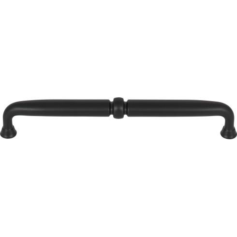Top Knobs TK1023BLK Henderson Pull 6 5/16 Inch CC Flat Black