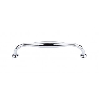 Top Knobs TK382PC Shrewsbury D Pull 6 5/16 Inch CC Polished Chrome