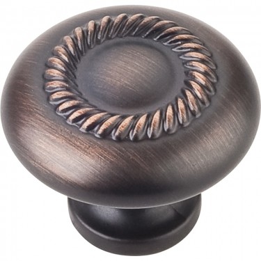 Hardware Resources Cypress 1-1/4 Inch Cabinet Knob - Brushed Oil-Rubbed Bronze