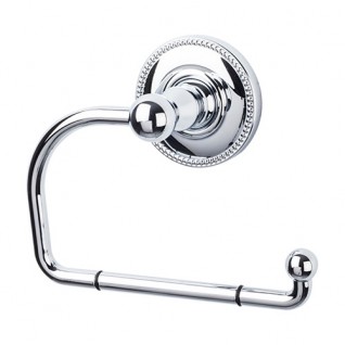 Top Knobs ED4PCA Edwardian Beaded Tissue Hook Polished Chrome