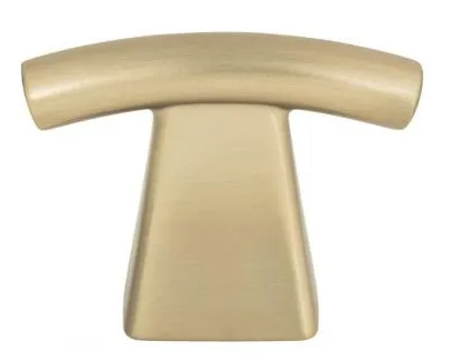 Atlas Homewares Fulcrum Knob 1 1/2 Inch Champagne