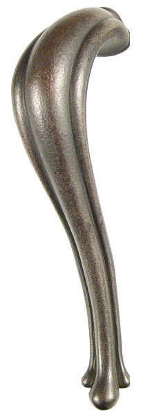 Emtek Lost Cast Wax Bronze 8 Inch Left Hand Art Nouveau Pull
