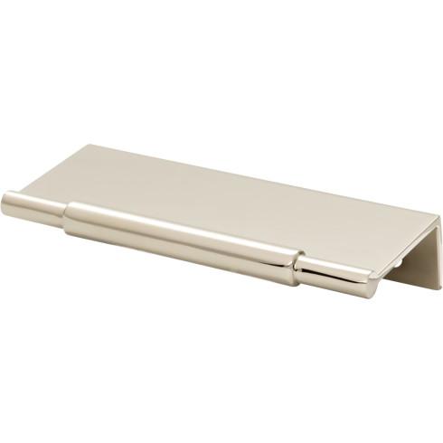 Top Knobs TK971PN Crestview Tab Pull 3 Inch CC Polished Nickel