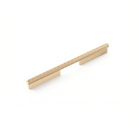 Schaub Modo Cabinet Pull 8 inch cc Signature Satin Brass