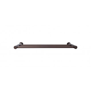 Top Knobs HOP7ORB Hopewell 18 inch Double Towel Bar Oil Rubbed Bronze