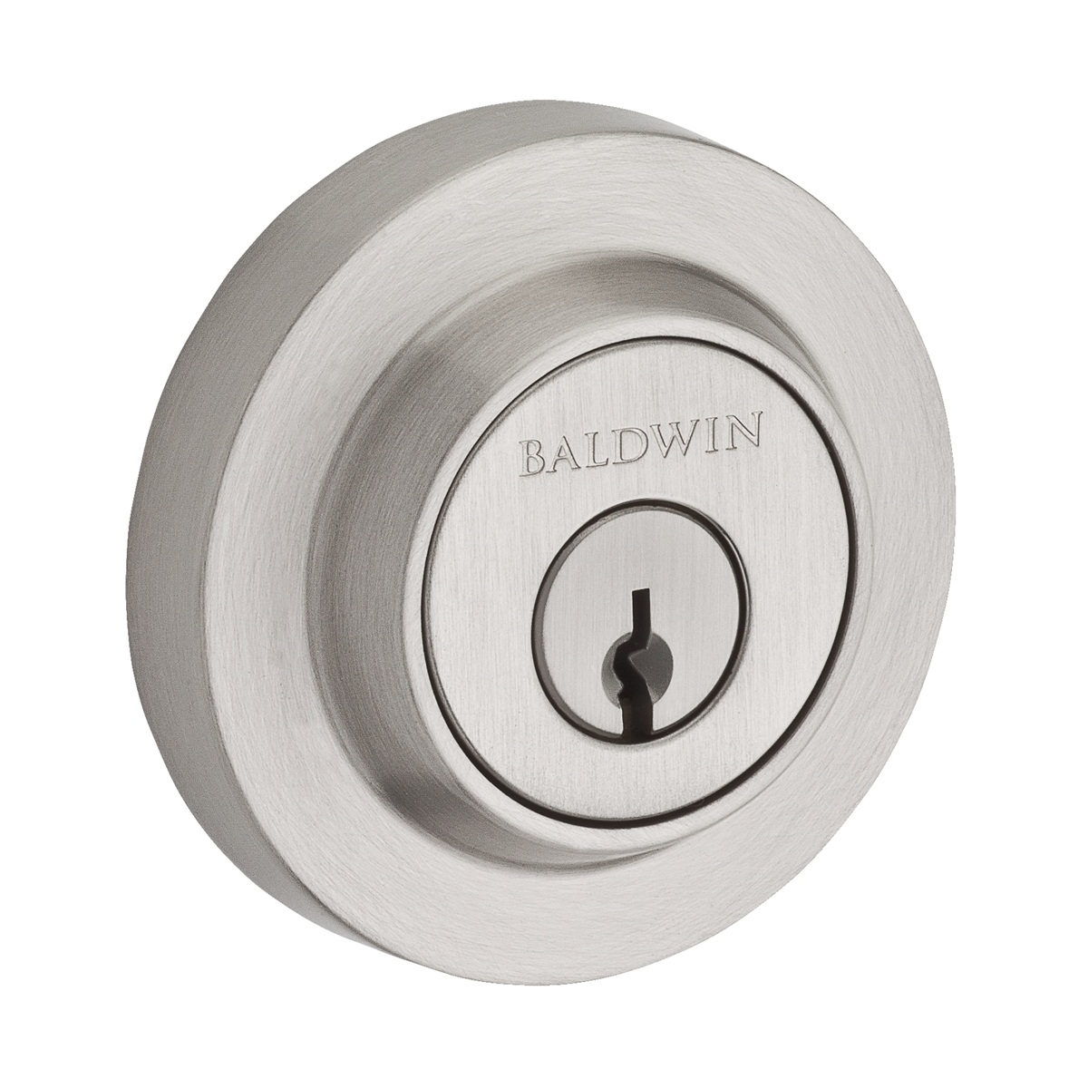 Baldwin Reserve Series Contemporary Round Single Cylinder Deadbolt