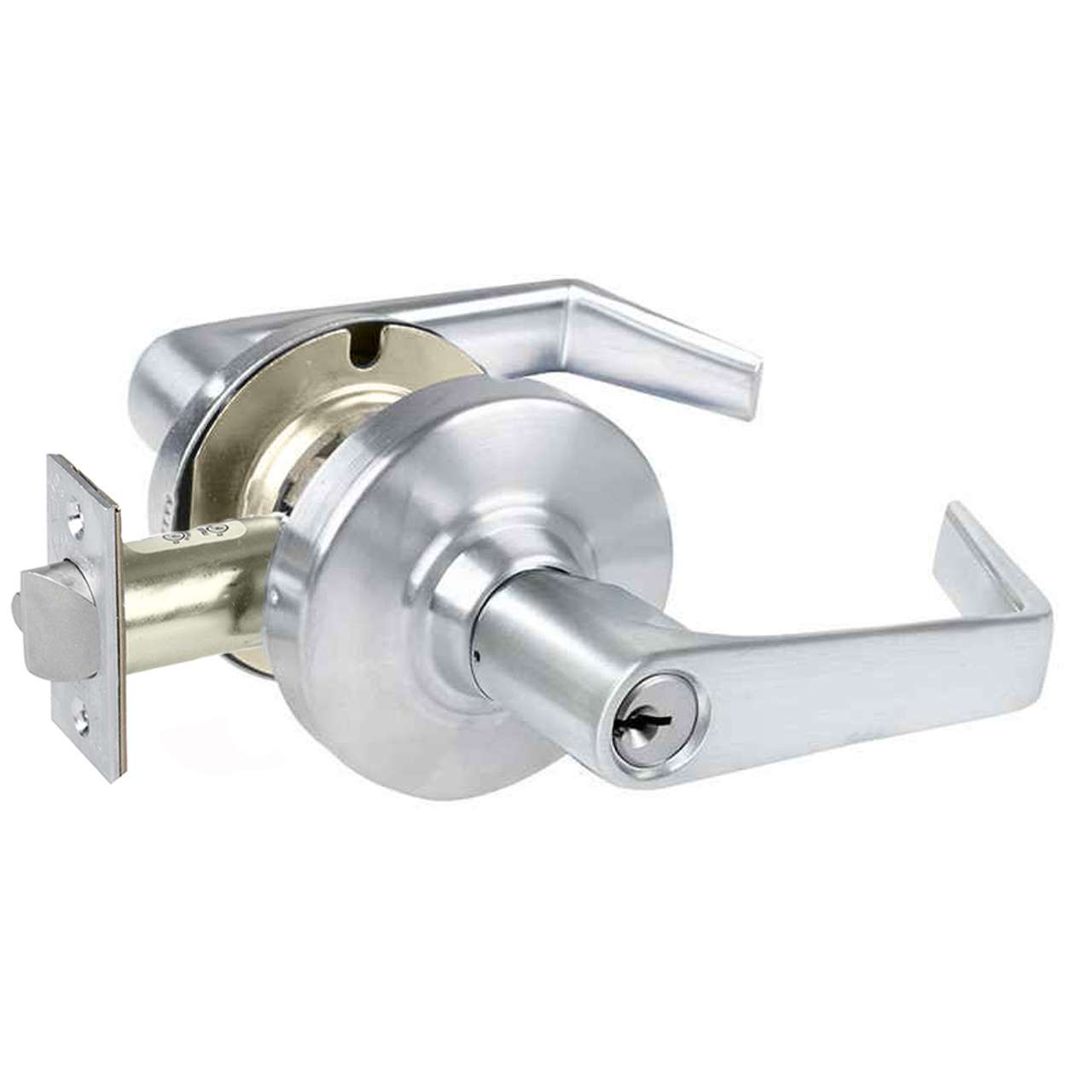 Schlage Square Commercial ALX Series Saturn Style Classroom Lock Lever