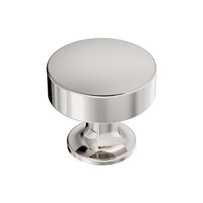 Amerock Everett 1-5/16 Inch cc Cabinet Knob Polished Nickel