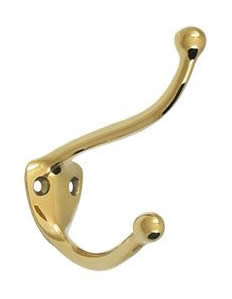 Deltana Solid Brass Coat And Hat Hook
