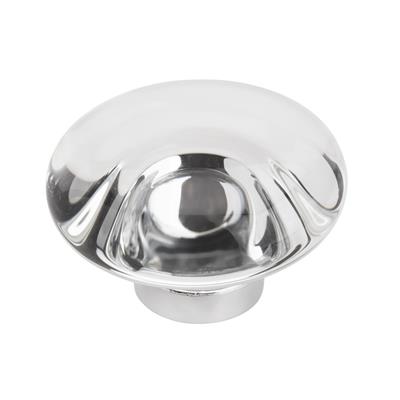 Amerock Glacio 1-3/4 Inch Cabinet Knob Clear/Polished Chrome