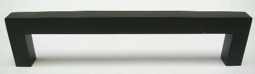 Top Knobs M1159 Nouveau III 5 1/16 Inch CC Square Bar Pull Flat Black