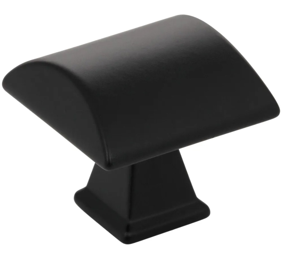 Hardware Resources 1-1/4" Matte Black Roman Cabinet Knob