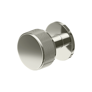 Deltana 1 3/8 Inch Knurled Knob, Polished Nickel
