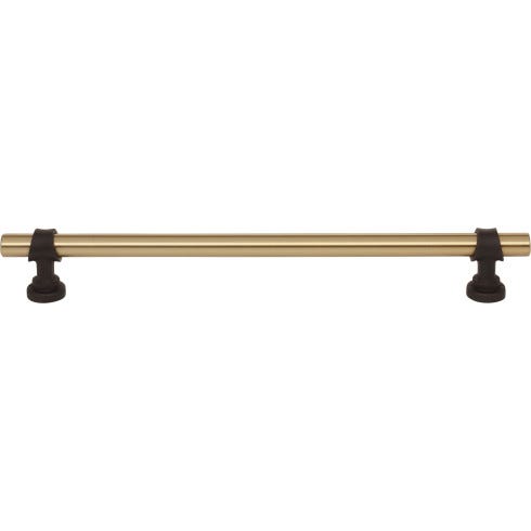 Top Knobs M2753 Bit Pull 8 13/16 Inch CC Honey Bronze and Flat Black