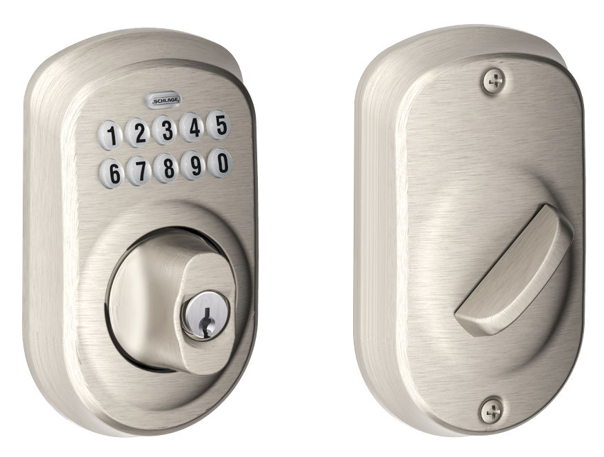Schlage BE365 Plymouth Keyless Deadbolt