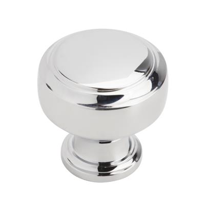 Amerock Highland Ridge 1-3/16 Inch Cabinet Knob Polished Chrome