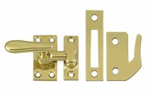 Deltana Solid Brass Medium Casement Fastener Window Lock