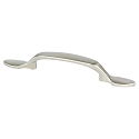 Berenson Advantage One 3 Inch C/C Cabinet Pull with Spade End - Brushed Nickel