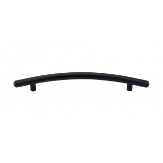 Top Knobs M539 Curved Bar Pull 6 5/16 Inch CC Flat Black