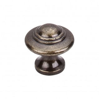 Top Knobs Britannia Collection M16 Ascot Knob 1 1/4 Inch German Bronze