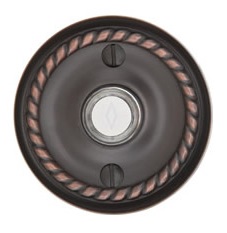 Emtek Brass Rope Door Bell Cover