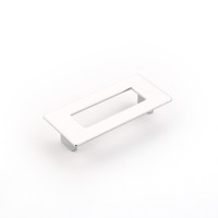 Schaub Finestrino 96mm CC Rectangle Cabinet Pull in Matte Chrome