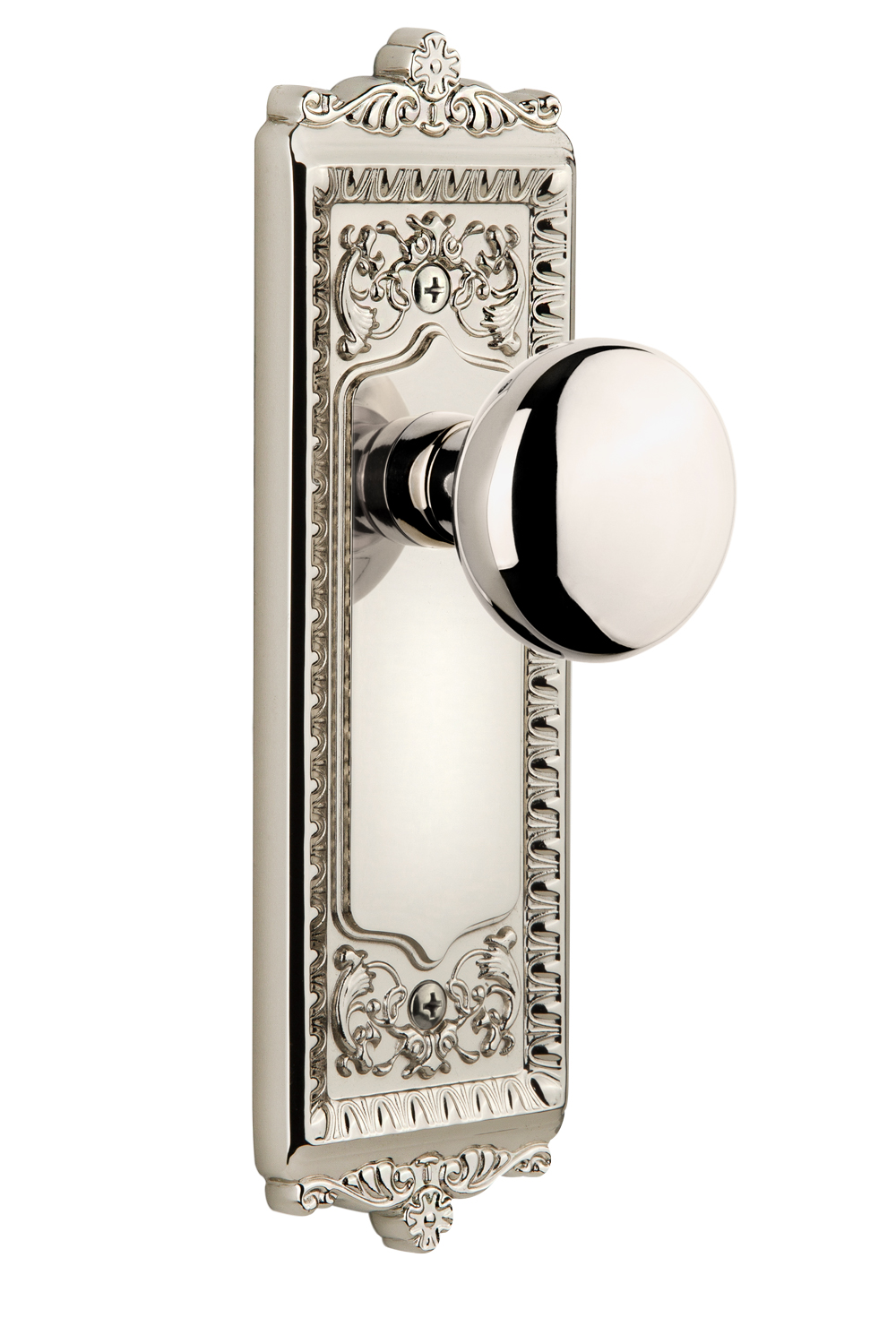 Grandeur Windsor Plate with Fifth Avenue Knob