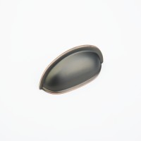 Schaub Traditional Design Cup Pull 4 5/8 inch cc Michelangelo Bronze