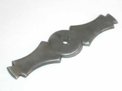 Top Knobs M172 Tuscany Celtic 3 5/8 Inch Backplate Pewter Light