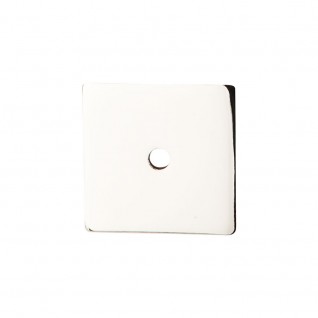 Top Knobs TK95PN Sanctuary I Square Backplate 1 1/4 Inch Polished Nickel