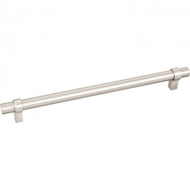 Hardware Resources Key Grande 319mm CC Cabinet Pull - Satin Nickel