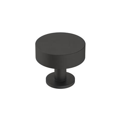 Amerock Radius 1-1/4 Inch Cabinet Knob Matte Black