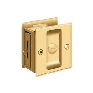 Pocket Lock, 2-1/2 Inch x 2-3/4 Inch Privacy