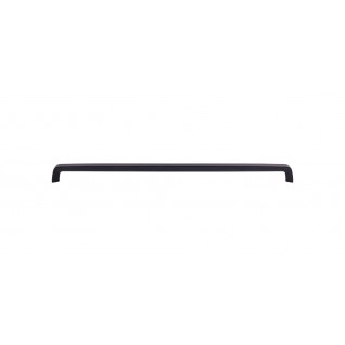 Top Knobs M2103 Tapered Bar Pull 17 5/8 Inch CC Flat Black