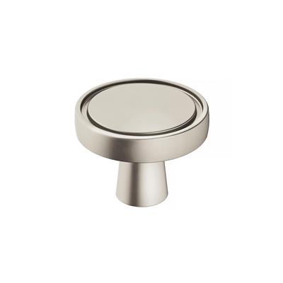 Amerock Destine 1-3/8 Inch Cabinet Knob Satin Nickel