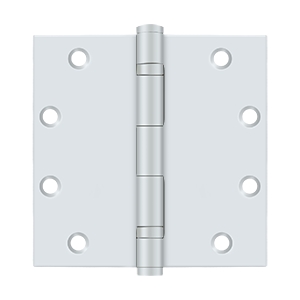 Deltana 5 x 5 Inch Square Corner Heavy Duty Ball Bearing Steel Hinge - Pair