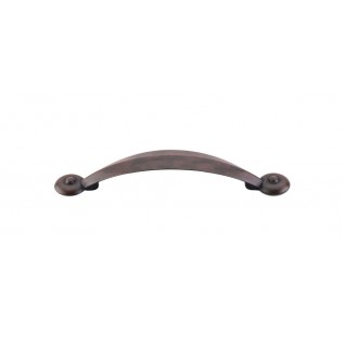 Top Knobs M1237 Angle Pull 3 3/4 Inch CC Patina Rouge