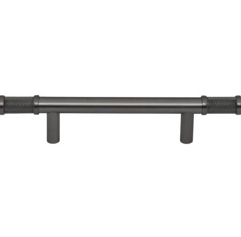 Top Knobs TK3232AG Burnham Pull 3 3/4 Inch CC Ash Gray
