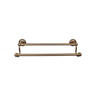 Top Knobs ED9GBZE Edwardian 24 inch Double Towel Bar German Bronze