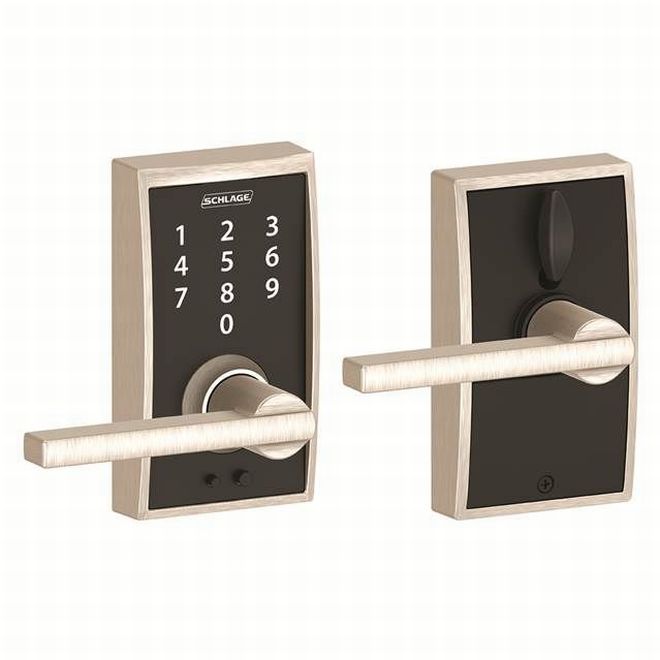 Schlage FE695 Century with Latitude Lever Keyless Touch Entry Auto-Lock