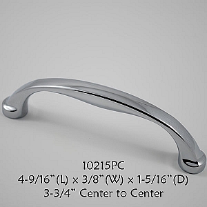Residential Essentials 10215 Cabinet Pull in Polished Chrome