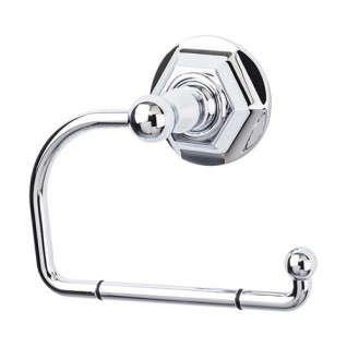 Top Knobs ED4PCB Edwardian Hex Tissue Hook Polished Chrome