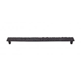Top Knobs TK309CB Cobblestone Pull 12 9/16 Inch CC Coal Black