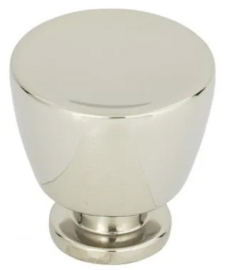 Atlas Homewares Conga Knob 1 1/4 Inch Polished Nickel