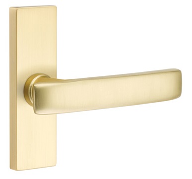 Emtek Geneva Lever with 1.5" x 5" Stretto Rosette