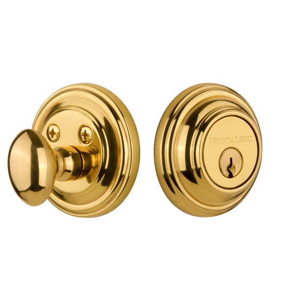 Nostalgic Warehouse Classic Single Cylinder Deadbolt