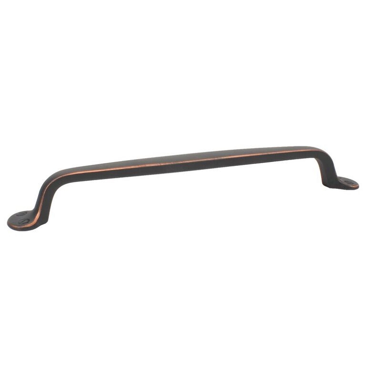 Century 12 Inch CC Solid Brass Flat Appliance Pull - Weathered Bronze/Copper