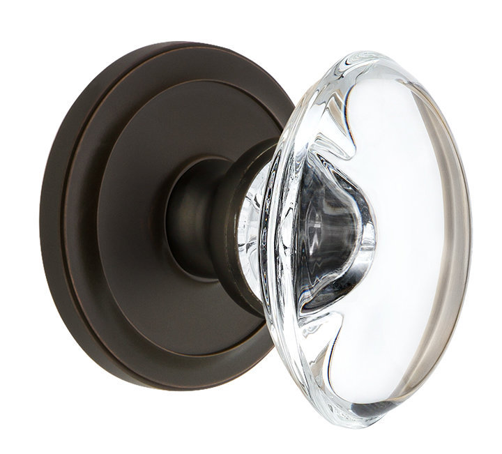 Grandeur Circulaire Rosette with Provence Knob