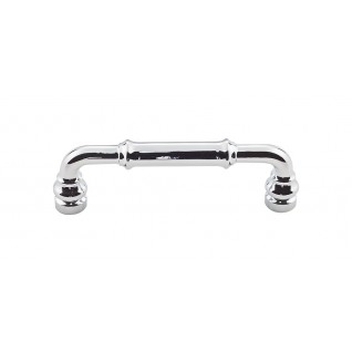Top Knobs TK883PC Brixton 3 3/4 inch CC Pull Polished Chrome