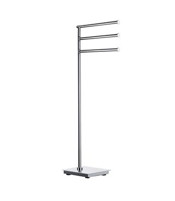Smedbo Outline Collection Triple Swing Arm Towel Rail - Polished Stainless Steel
